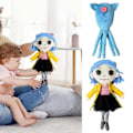 Miniatyrbild 3 av 10: Premium Coraline Bläckfisk Plyschdocka Med Unik Karaktärsdesign För Mysig Gosleksak mjuk Octopus