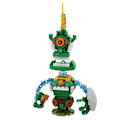 Miniatyrbild 1 av 10: MOC Guard Shield Soldat Byggklossar The Legend of Zelda DIY-klossar Barnpresent 251 pcs