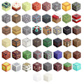 Miniatyrbild 7 av 10: Rikt utbud av magnetiska block Minecraft-kuber DIY Byggleksaker Set 10 st 10PCS Random