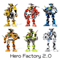 Miniatyrbild 1 av 4: Hero Factory Star Warrior Bionicle Byggklossar Mech Modell för Barn 6Set (366_200004763) No Original Box (366_200004763)