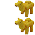 Miniatyrbild 3 av 5: My Word Minecraft Plyschdocka Fyrkantig Häst Gul Kamel Fyrkantig Kycklingdocka Presentleksak mjuk 2×square chicken