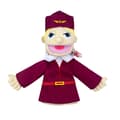 Mjuk plyschleksak handdocka, roliga dockor leksak professionell karaktär handdocka #10