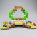 Miniatyrbild 4 av 10: Rikt utbud av magnetiska block Minecraft-kuber DIY Byggleksaker Set 10 st 58 bookshelf