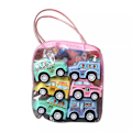 Miniatyrbild 1 av 6: 6-pack Leksaksbilar Present Drag tillbaka och åkfordon för små pojkar 1/2/3 år Leksak 6pcs Little car