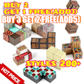 Miniatyrbild 2 av 10: Rikt utbud av magnetiska block Minecraft-kuber DIY Byggleksaker Set 10 st 53 terminal shadow eye