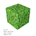 Miniatyrbild 1 av 10: Rikt utbud av magnetiska block Minecraft-kuber DIY Byggleksaker Set 10 st 05 oak leaf