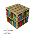 Miniatyrbild 1 av 10: Rikt utbud av magnetiska block Minecraft-kuber DIY Byggleksaker Set 10 st 58 bookshelf