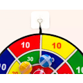 Miniatyrbild 3 av 3: 37 cm darttavla för barn, med 8 klibbiga bollar inomhus partyspel leksaker utomhus Sticky ball *8(Random color)