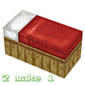 Miniatyrbild 1 av 10: Rikt utbud av magnetiska block Minecraft-kuber DIY Byggleksaker Set 10 st 73 bed