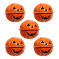 Miniatyrbild 2 av 5: 5/9 st metall 3/4 cm Halloween pumpa klockor dekoration Hängande prydnader dekor 9pcs