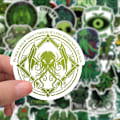 Miniatyrbild 5 av 5: 50st Cthulhu Mythos Great Old Ones Symbol Stickers Kindle Ipad Laptop Graffiti