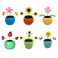 Miniatyrbild 3 av 4: Solar Dancing Toy Flower Assorted Style Solar Powered Dancing Flower Bobblehead