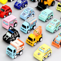 Miniatyrbild 6 av 6: 6-pack Leksaksbilar Present Drag tillbaka och åkfordon för små pojkar 1/2/3 år Leksak 6pcs Engineering vehicle
