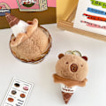 Miniatyrbild 3 av 4: Animal Capybaras Capybara Plushie Keychain Födelsedagspresent