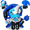 Miniatyrbild 3 av 10: Shadow Milk Cookie Plyschleksak Docka Figur Spel Cookie Run: Kingdom Gosedjur- BANBAN PLUSH