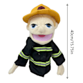 Miniatyrbild 2 av 3: Handdocka Kock Brandman Bonde Arbetare Detektiv Läkare Plyschleksak för Barn Firemen
