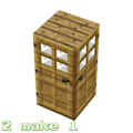 Miniatyrbild 1 av 10: Rikt utbud av magnetiska block Minecraft-kuber DIY Byggleksaker Set 10 st 76 oak door