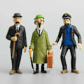 Miniatyrbild 4 av 6: The Adventures of Tintin Toys Cake Toppers Kids Party Bag Filler