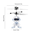 Miniatyrbild 2 av 4: Flying Robot MiniDrone Barnleksaker för pojkar Ålder 3 4 5 6 7 8 9 10 år gamla barn