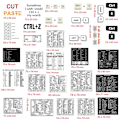 Miniatyrbild 2 av 4: 30st kortkommandon Snabbtangenter PC Mac OS Learning Memorandum IT Geek Stickers