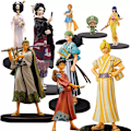 Miniatyrbild 2 av 3: One Piece Action Figur Luffy Robin Kiku Nami Usopp Chopper Sanji Zoro modellleksak Usopp