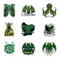 Miniatyrbild 3 av 5: 50st Cthulhu Mythos Great Old Ones Symbol Stickers Kindle Ipad Laptop Graffiti