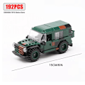 Miniatyrbild 1 av 7: WW2 Militär Stridsvagn Byggklossar Set för Barn - Pansarfordonsmodell 06041 192Pcs