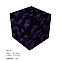 Miniatyrbild 1 av 10: Rikt utbud av magnetiska block Minecraft-kuber DIY Byggleksaker Set 10 st 17 obsidian
