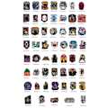 Miniatyrbild 2 av 6: 100 st Star Wars Jedi Mandalorian Yoda R2D2 Famous Quoutes Stickers Hydro Flask