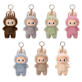 Miniatyrbild 3 av 10: LABUBU The Monsters Etciting Macaron Plyschdockor Nyckelring Leksak Blind BoX Gåvor C