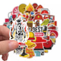 Miniatyrbild 4 av 5: 50X Brandman Brandman Tema Dekaler Sam Caution Varningsdekaler Släckare