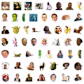 Miniatyrbild 2 av 4: 50X Nicolas Cage Meme Protrait Stickers Skådespelare Gitarr Hydro Flask Notebook Telefon