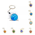 Miniatyrbild 3 av 5: Genshin Impact Seven Elements Nyckelring Geo Anemo Electro Dendro Hydro Pyro Cryo 9
