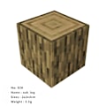Miniatyrbild 1 av 10: Rikt utbud av magnetiska block Minecraft-kuber DIY Byggleksaker Set 10 st 19 oak