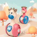 Miniatyrbild 2 av 6: Barnleksak Söt Cartoon Giraff Skramla Tumlare Docka För Baby Tre Färger 1#