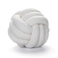Mjuka knutbollskuddar Säng Stoppad kudde Heminredning Kudde Boll Plysch Leksak White 28cm