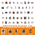 Miniatyrbild 2 av 5: 53X Beyonce Cowboy Carter Western Theme Stickers Hydro Flask Graffiti Skateboard