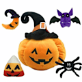 Miniatyrbild 1 av 5: Halloween Pumpa Kudde Kudde Docka Plyschleksak Soffa Kuddfodral Heminredning