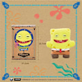 Miniatyrbild 8 av 10: Fuggler SvampBob Fyrkant Patrick Stjärna Plyschleksak mjuk SpongeBob