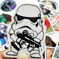 Miniatyrbild 4 av 4: NYA 50ST STAR WARS EMPIRE STRIKES BACK JEDI DARTHVADER CHEWBACCA R2D2 KLISTERMÄRKAR