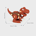 Miniatyrbild 3 av 5: 4st Take Apart Dinosaur set Leksaker för 3-8 år gamla pojkar, byggbyggnad