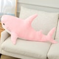 Miniatyrbild 1 av 4: 100 cm IKEA BLAHAJ Shark Mjuk Stor plyschleksak Gosedjursleksak Julklapp för barn+ 80cm Pink