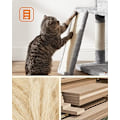 Miniatyrbild 6 av 7: Cat Tree, Cat Condo 115 Cm, Skrapramp, Ljusgrå