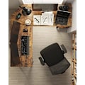 Miniatyrbillede 5 af 7: Vasagle computer desk, L-shaped corner desk, workstation, rustic brown and black