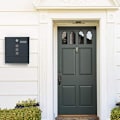 Miniatyrbillede 7 af 7: Songmics Postkasse, vægmonteret postkasse, afsluttet lås med kobberkerne, antracitgrå