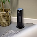 Miniatyrbillede 6 af 6: QLT Keramisk plade med glødeeffekt – Elektrisk opvarmning – Sort