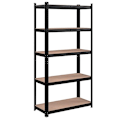 Miniatyrbillede 1 af 7: SONGMICS 5-etagers reol, stålreol til opbevaring, 40 x 90 x 180 cm, sort