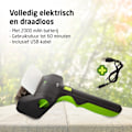 Pikkukuva 3 / 6: HomeTech Sähköinen teräksinen BBQ-harja - Johdoton ja pyörivä