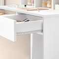 Pikkukuva 7 / 7: Vasagle meikkipöytä Vanity Table 9 LED-lampulla ja peilillä, Moderni valkoinen