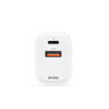 Miniatyrbillede 1 af 4: BREND BR-2212 Hurtiglader - Hurtigopladningsadapter - USB og USB-C-tilslutning